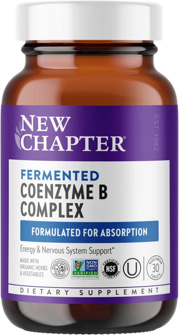 New Chapter Vitamin B Complex  Fermented Coenzyme B Complex Rich In V