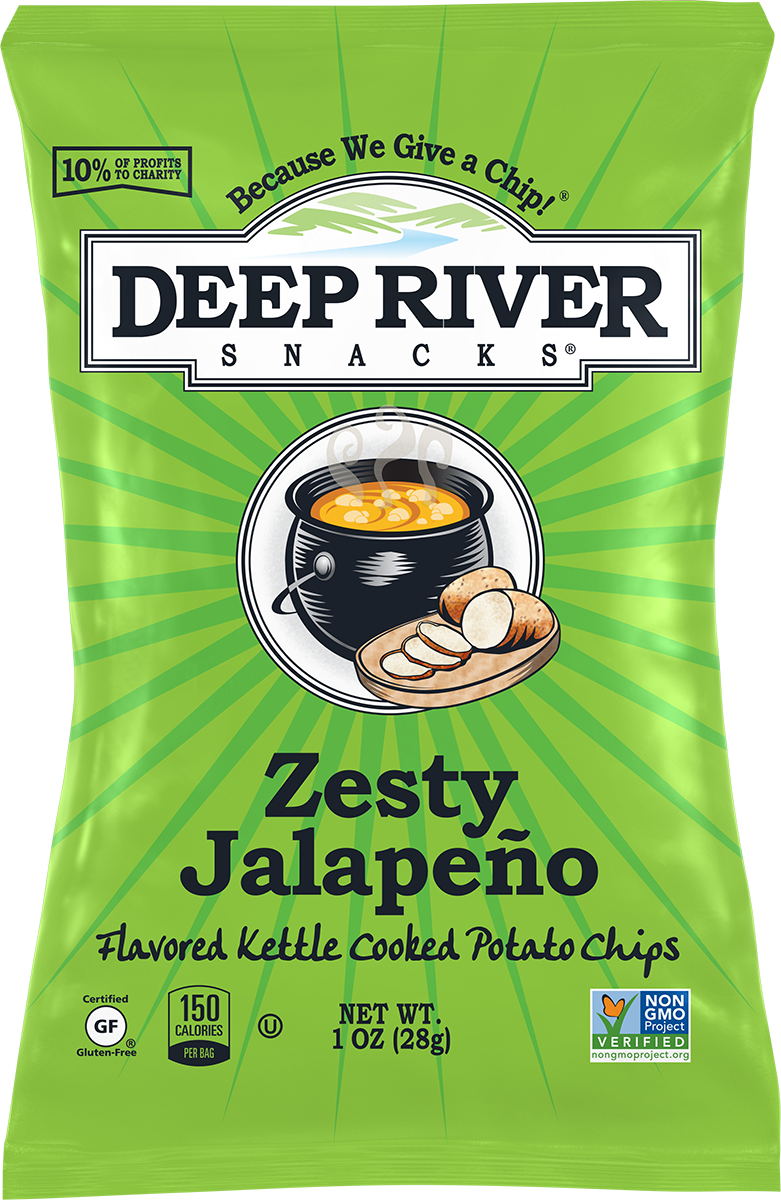 Deep River Snacks Zesty Jalapeno Kettle Chips, 80 Ct