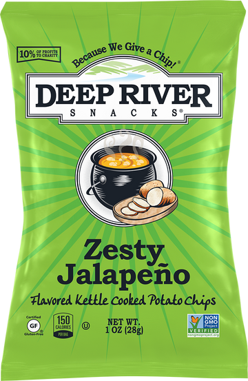 Deep River Snacks Zesty Jalapeno Kettle Chips, 80 Ct