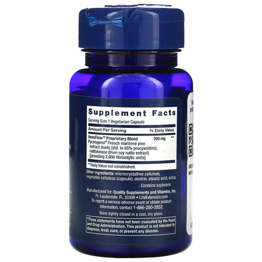 Life Extension, Venoflow,Vegetarian Capsules