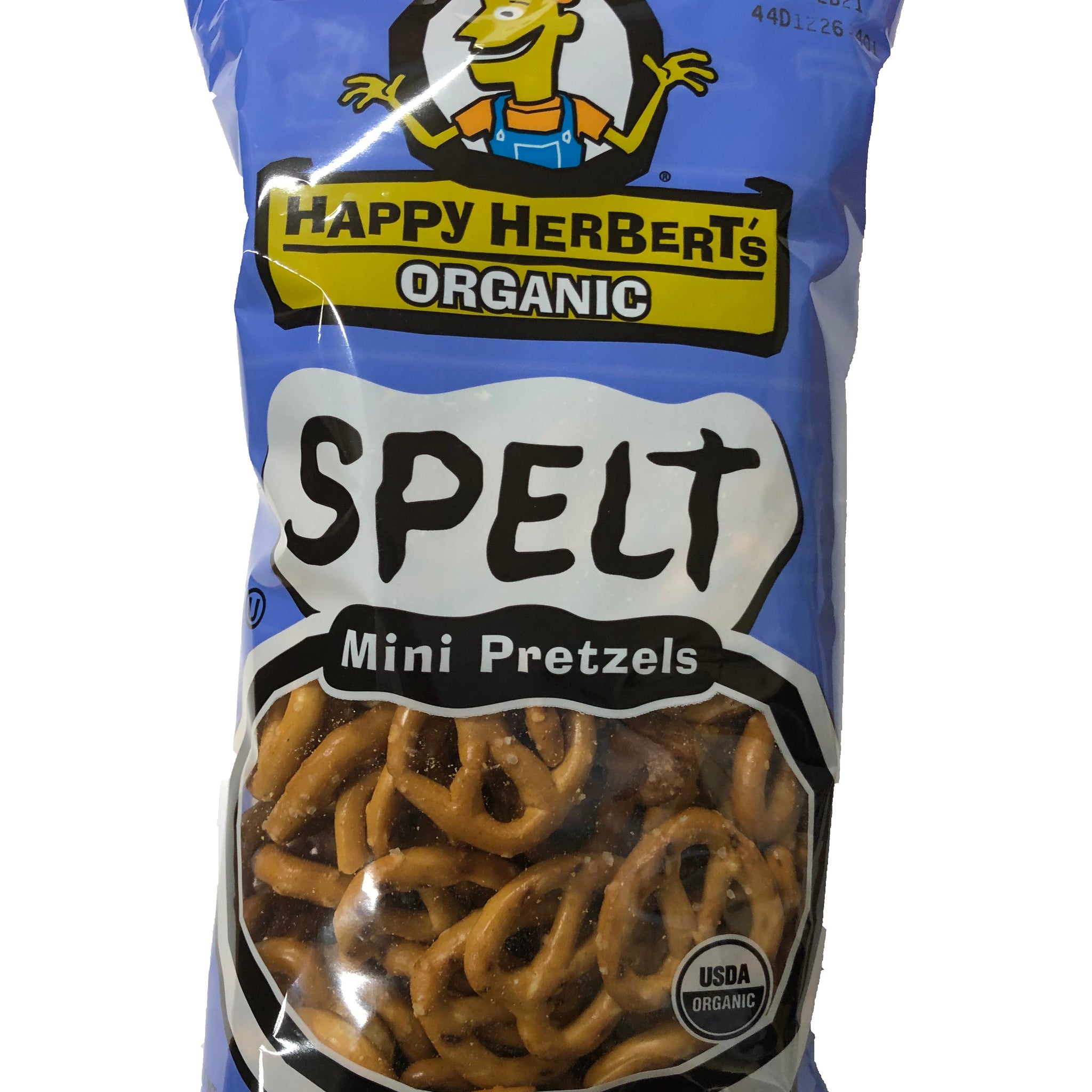 Happy Herbert's Organic Spelt Mini Pretzels Regular Case of 12