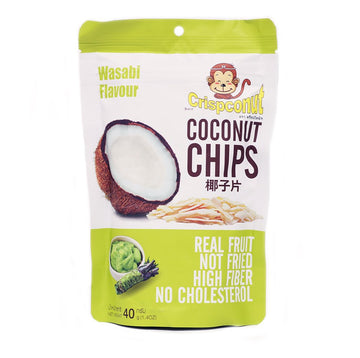 Crispconut Coconut Chip, Wasabi, (Pack Of 8)