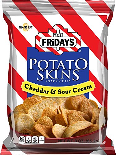 TGI Fridays Cheddar and Sour Cream Potato Skins - bag, 6 per case