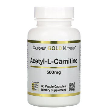 California Gold Nutrition, Acetyl-L-Carnitine, 500 mg