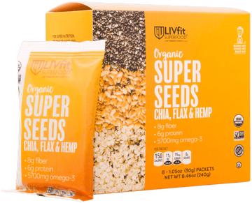 BetterBody Foods Organic Super Seeds, 8 Count