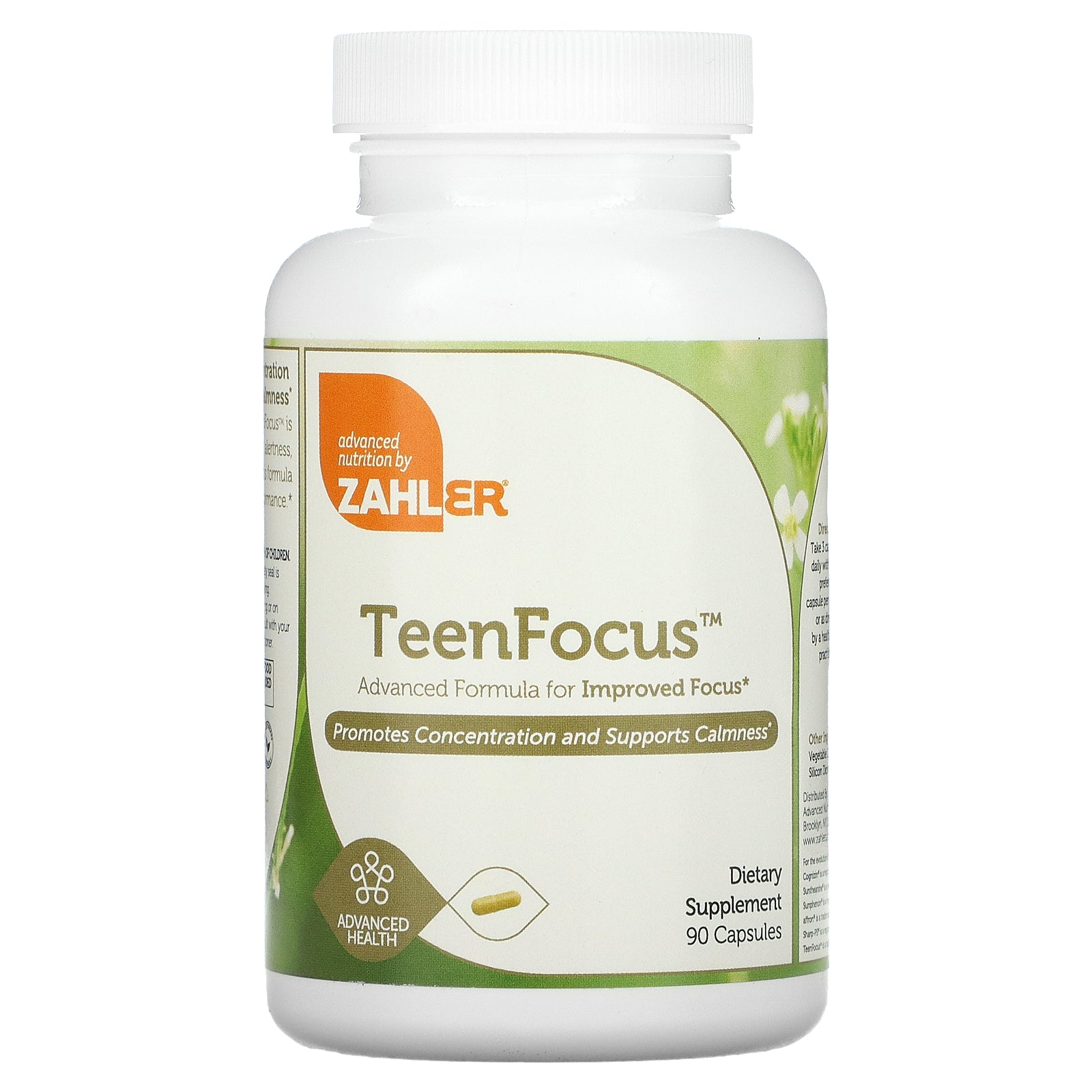 Zahler, TeenFocus, Advanced Formula for Improved Focus