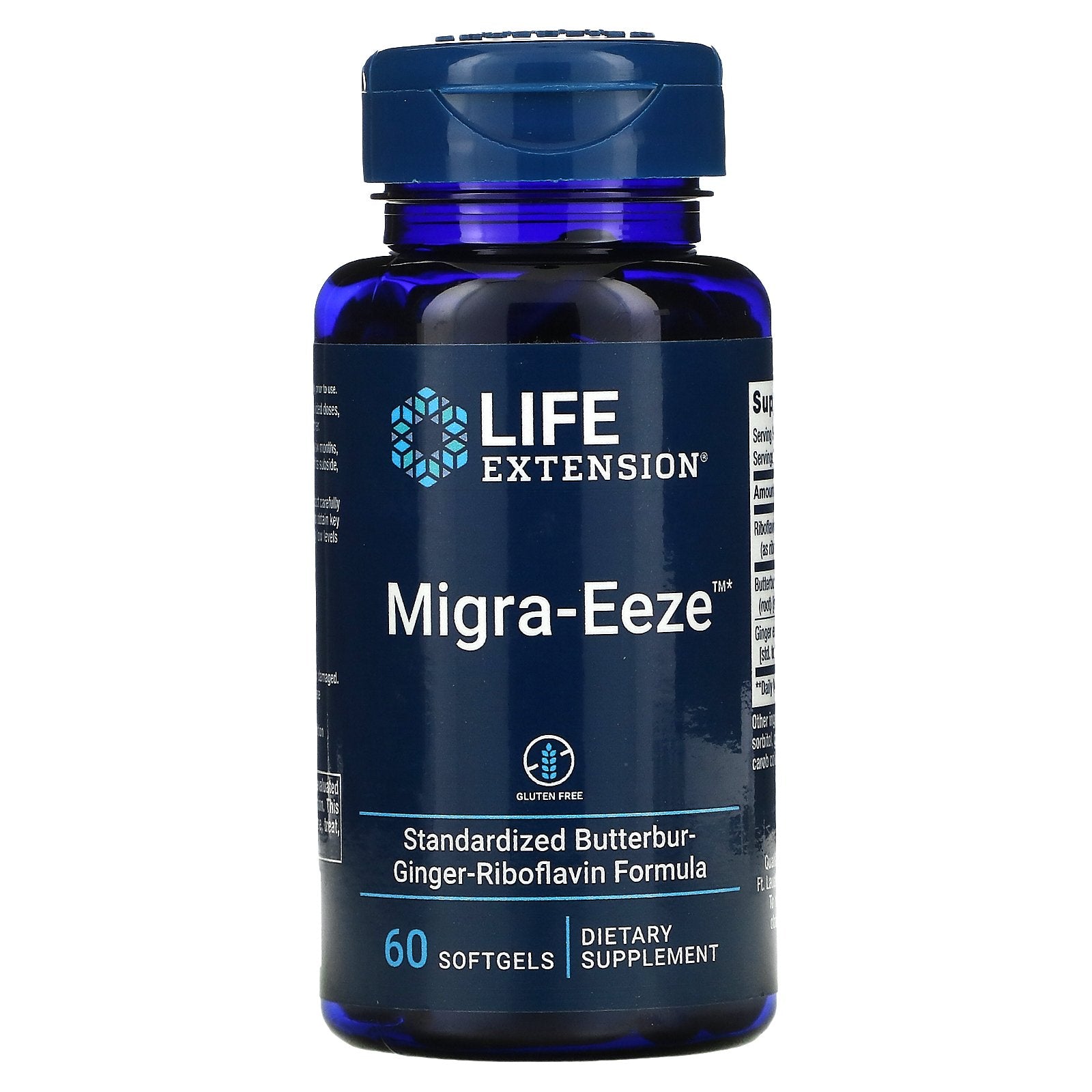 Life Extension, Migra-Eeze, Softgels
