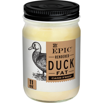 EPIC Rendered Duck Fat Keto Friendly Gluten Free  Jar