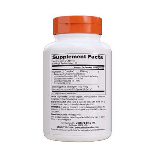 High Absorption Curcumin 120 Caps By Doctors Best
