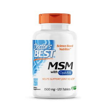 MSM with OptiMSM 120 Tabs By Doctors Best