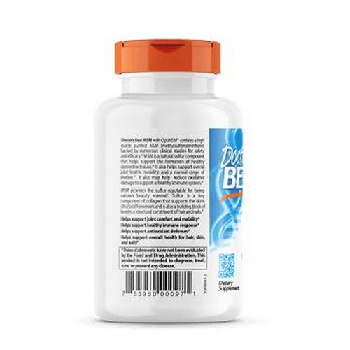 MSM with OptiMSM 120 Tabs By Doctors Best
