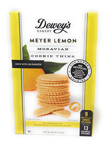 Dewey’s Bakery Meyer Lemon Moravian Cookie Thins