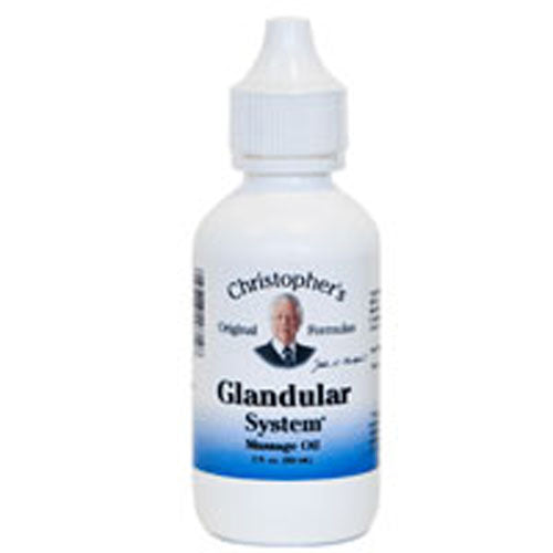 Glandular System Massage Oil 2 Oz By Dr. Christophers Formul