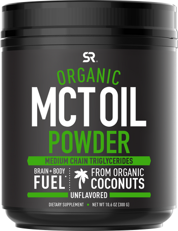 Sports Research Organic MCT Oil Powder Unflavored  (300 g)