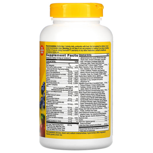 Nature'S Way, Alive! Max3 Potency Multivitamin, No Added Iron