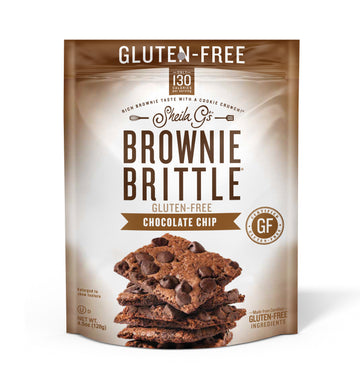 Sheila G's Brownie Brittle Gluten Free Chocolate Chip Cookie Snack Thins,  Bag