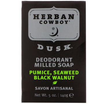Herban Cowboy, Deodorant Milled Soap, Dusk (140 g)