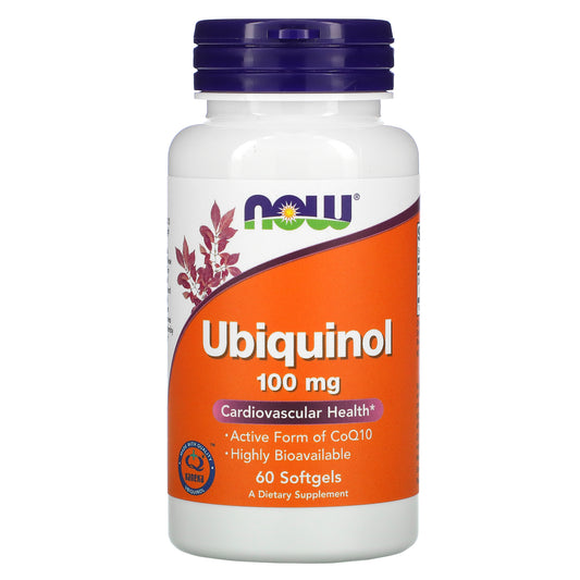 Now Foods, Ubiquinol, 100 mg Softgels