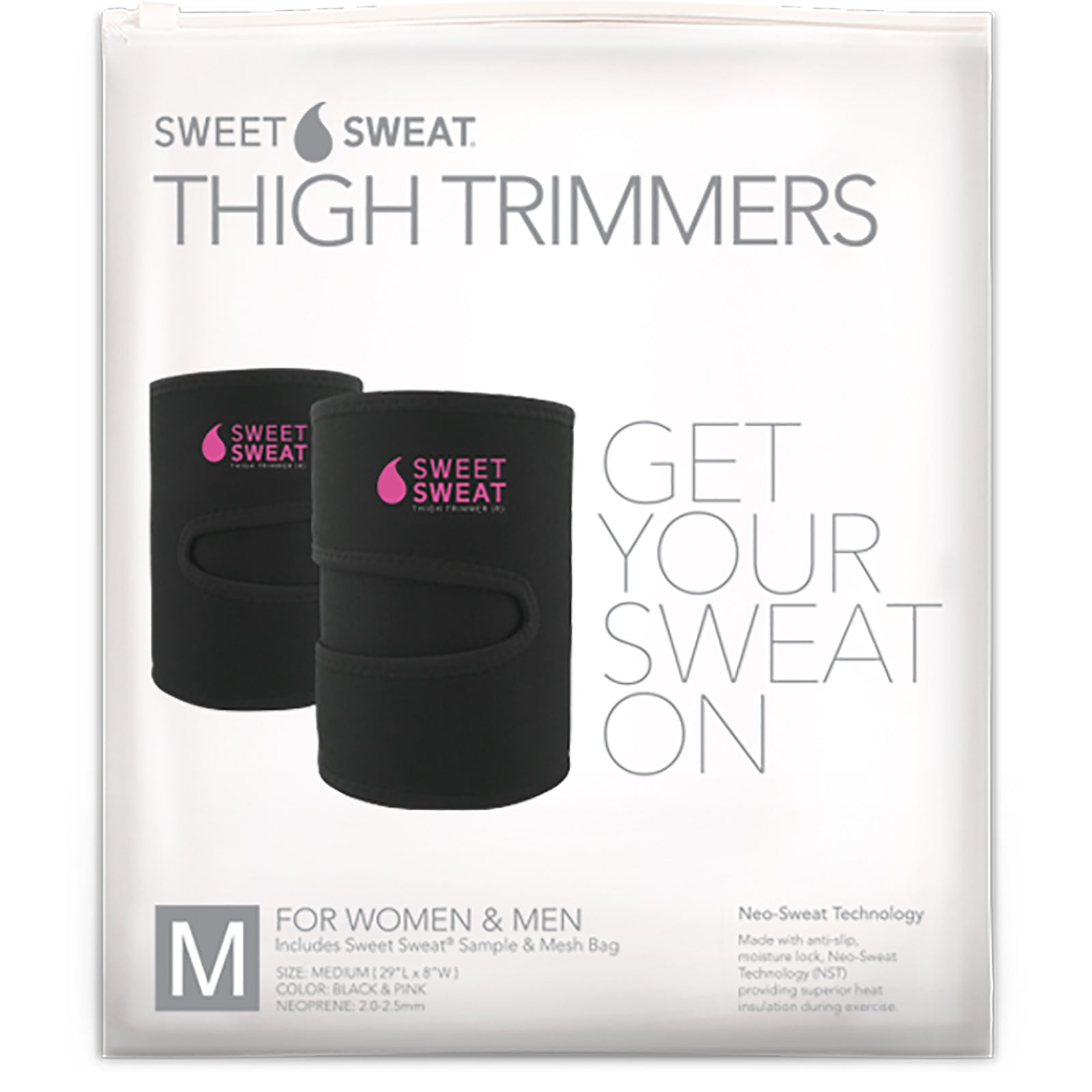 Sports Research, Sweet Sweat Thigh Trimmers, Medium