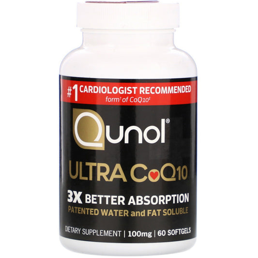 Qunol, Ultra CoQ10, 100 mg Softgels