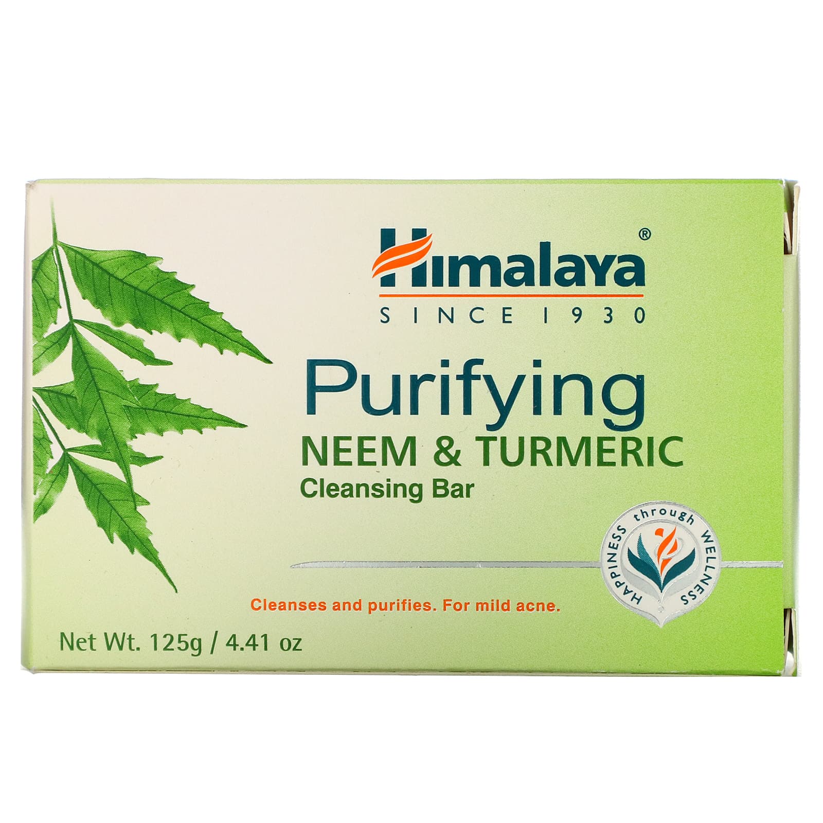 Himalaya, Purifying Cleansing Bar, Neem & Turmeric (125 g)