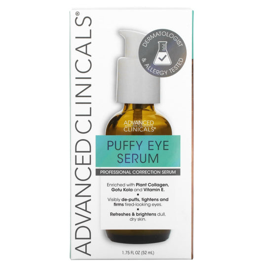 Advanced Clinicals, Puffy Eye Serum, Professional Correction Serum (52 ml)