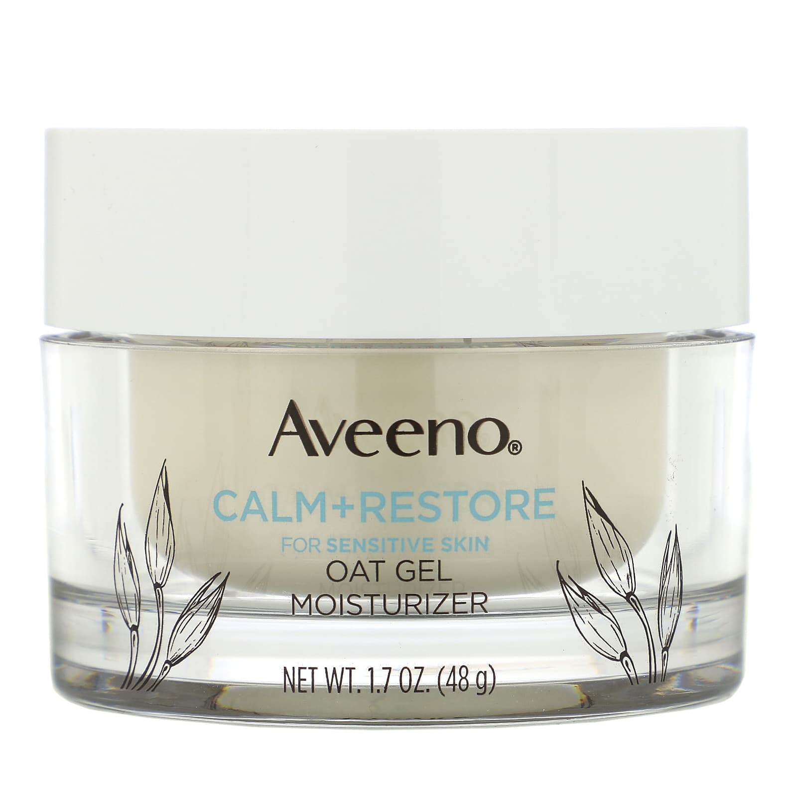Aveeno, Calm + Restore, Oat Gel Moisturizer, Fragrance Free