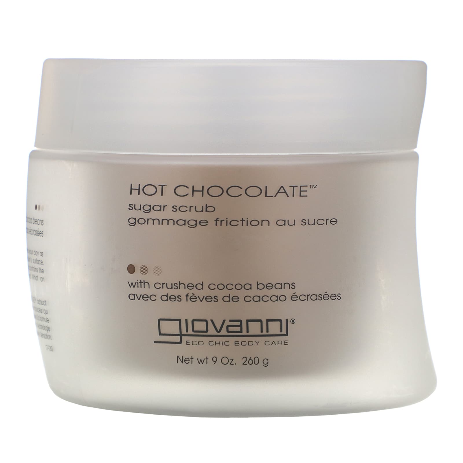Giovanni, Hot Chocolate, Sugar Scrub with Crushed Cocoa Beans (260 g)