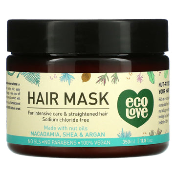 Eco Love, Hair Mask, Macadamia, Shea & Argan