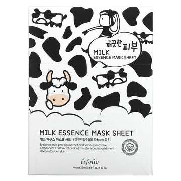 Esfolio, Milk Essence Beauty Sheet Mask, 0.85 fl oz (25 ml) Each