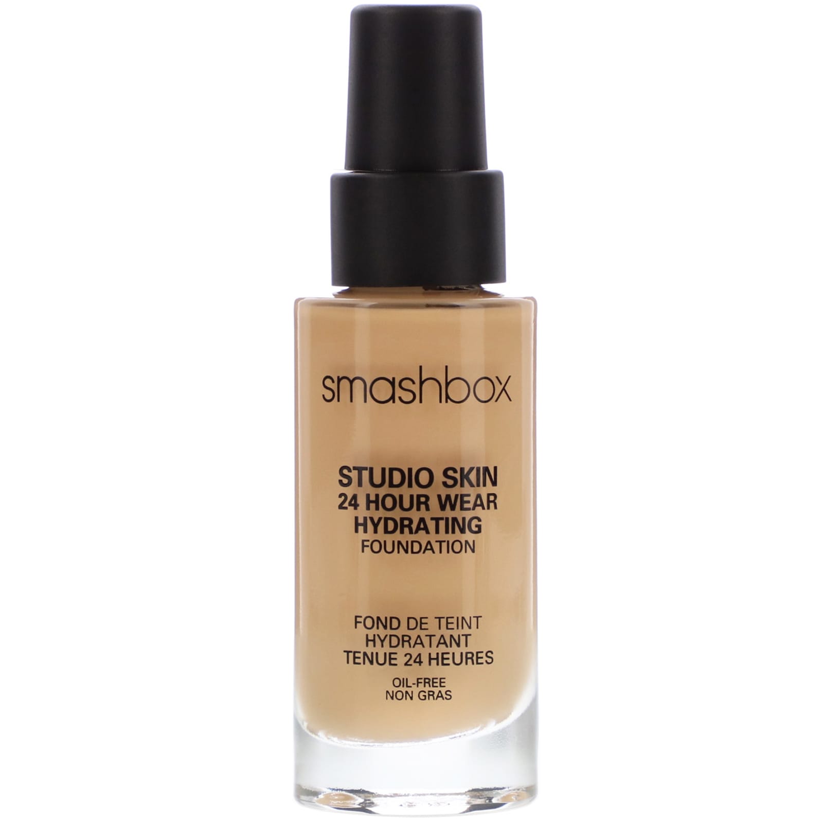 Smashbox, Studio Skin 24 Hour Wear Hydrating Foundation, 3.2 Medium Dark with Neutral Undertone