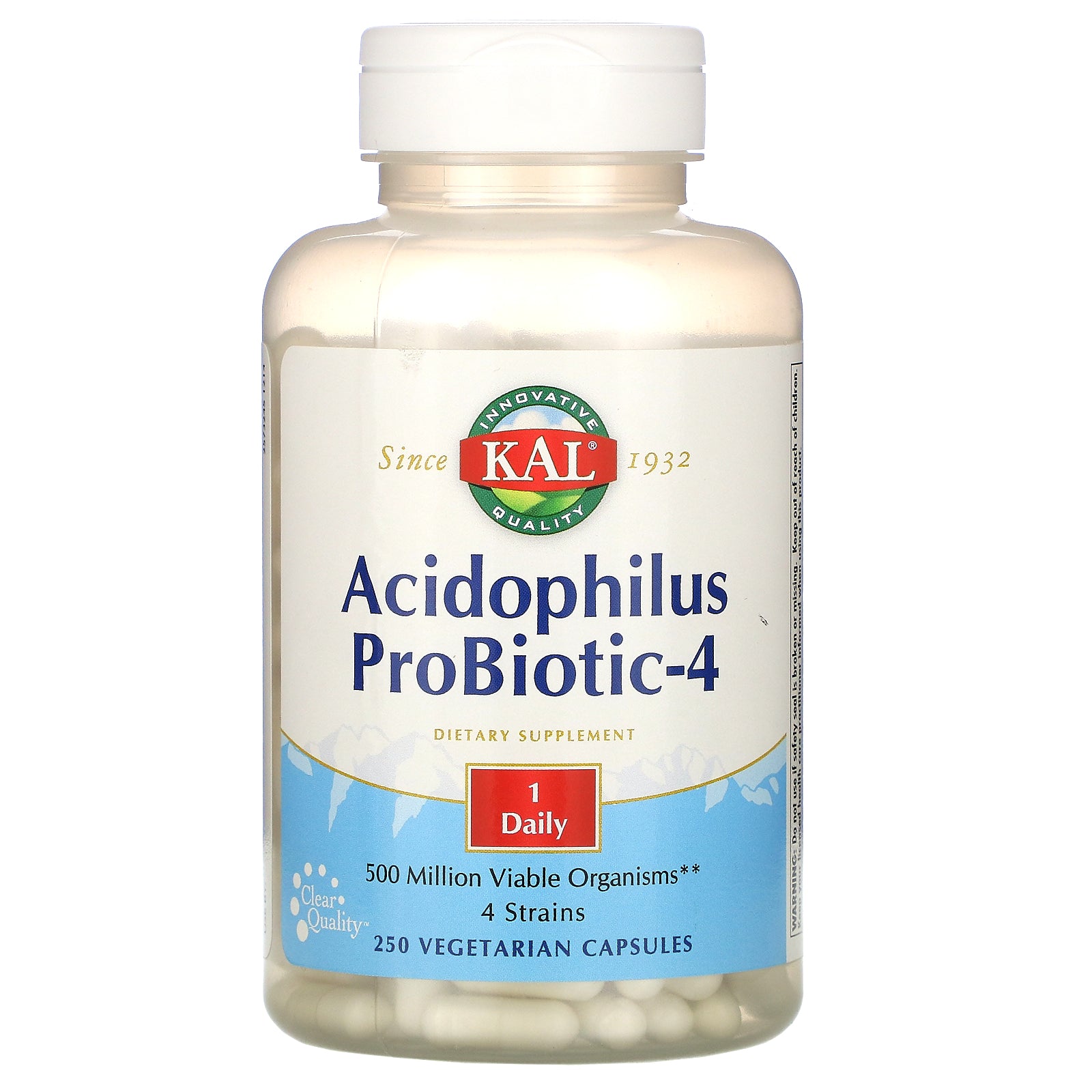 KAL, Acidophilus Probiotic-4 Veggie Caps