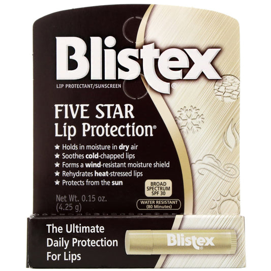 Blistex, Five Star Lip Protection, SPF 30