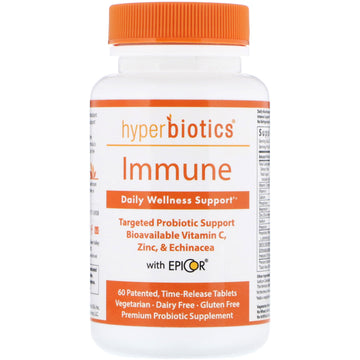 Hyperbiotics, Immune, Daily Wellness Support Time-Release Tablets