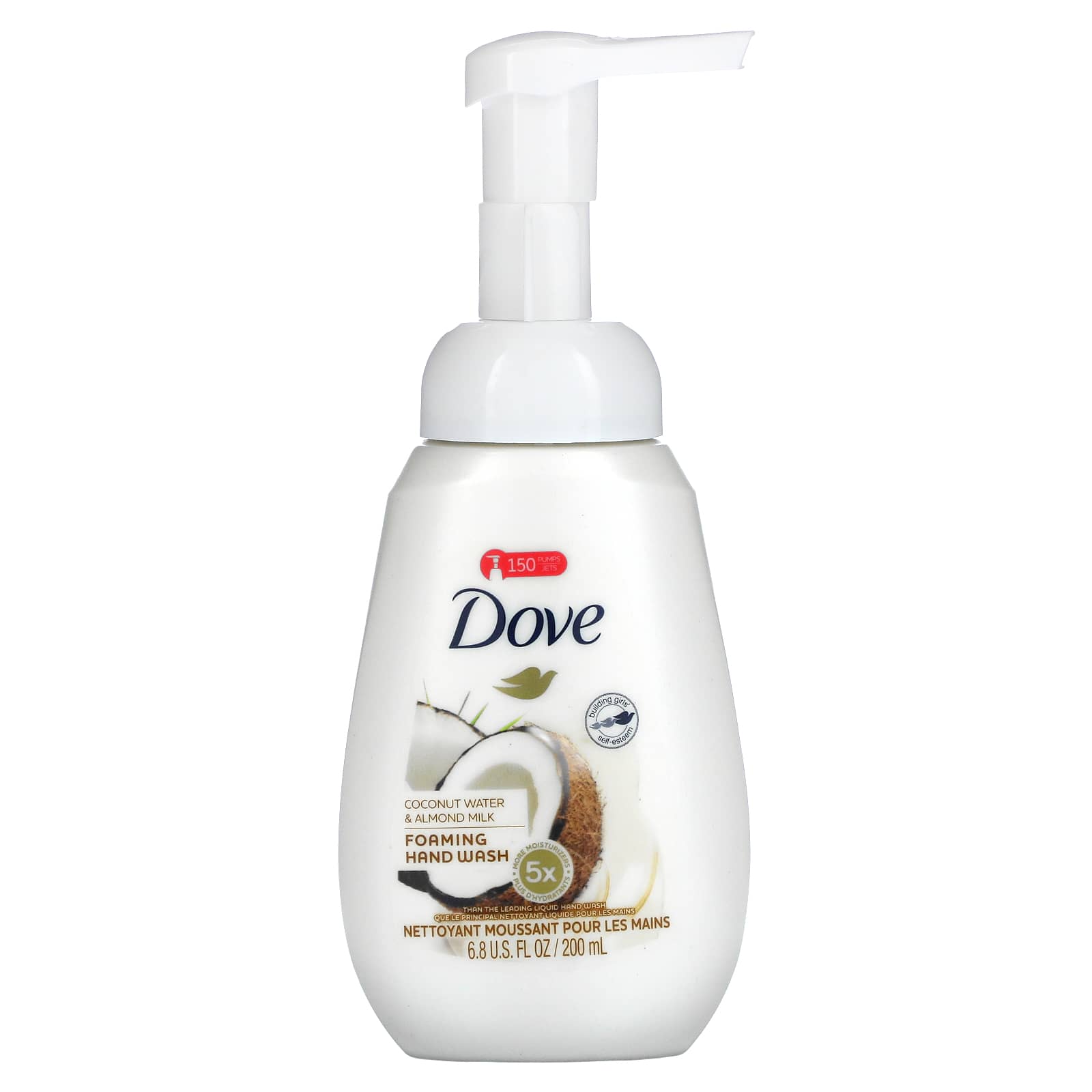 Dove, Foaming Hand Wash, Coconut Water & Almond Milk (200 ml)