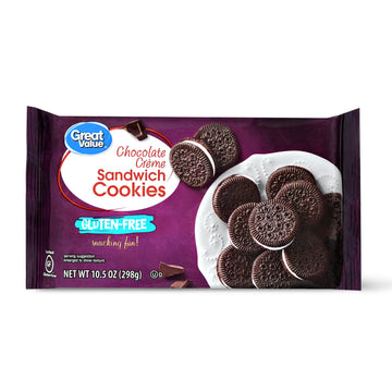 Great Value Gluten-Free  Sandwich Cookies, 10.5 Oz