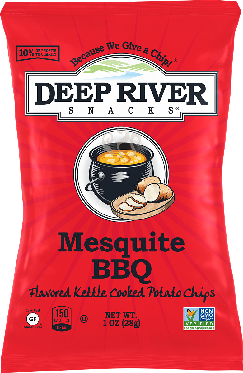 Deep River Snacks Mesquite BBQ Kettle Chips, 80 Ct