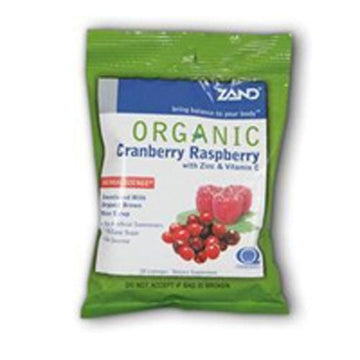 Herbalozenge Organic Cranberry Raspberry 18 Loz By Zand