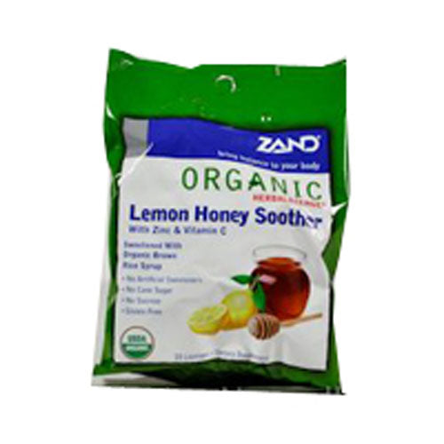 Herbalozenge Organic Honey Lemon 18 Loz By Zand