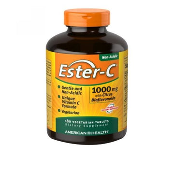 Ester-C With Citrus Bioflavonoids 180 Vegitabs By American H