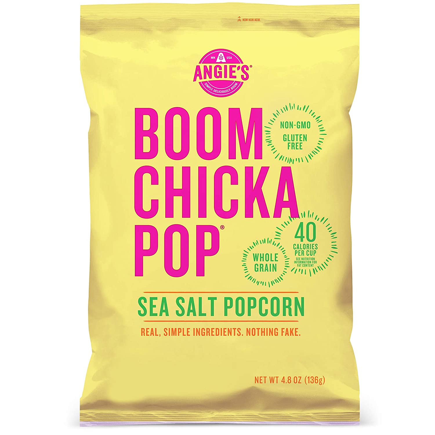 Angie's BOOMCHICKAPOP Sea Salt Popcorn