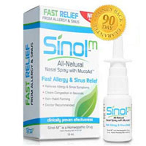 Sinol-M Allergy/Sinus Relief Nasal Spray Allergy 15 Ml By Si