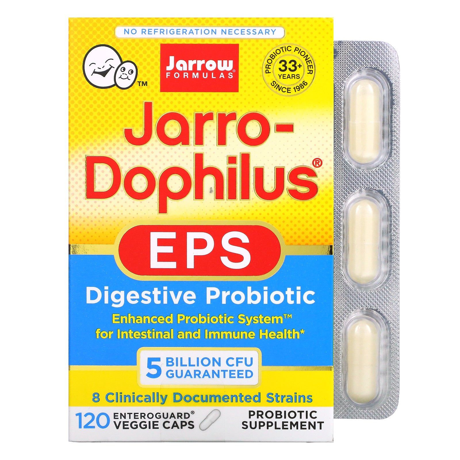 Jarrow Formulas, Jarro-Dophilus Eps, 5 Billion, Veggie Caps