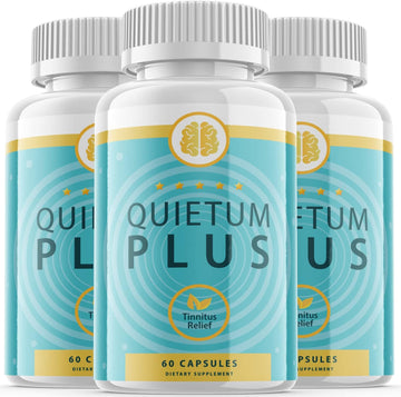 Quietum Plus Tinnitus Advanced Formula Ear Health Supplement (3 Pack)