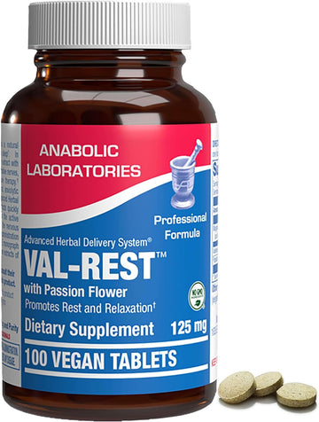 Anabolic Laboratories Valerian Root Sleep Aid - 100 Vegan Tablets For