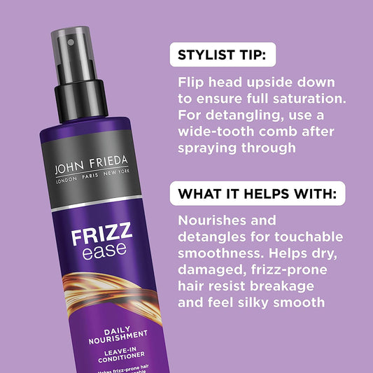 John Frieda Frizz Ease Daily Nourishment Leave-in Conditioner, 8 s