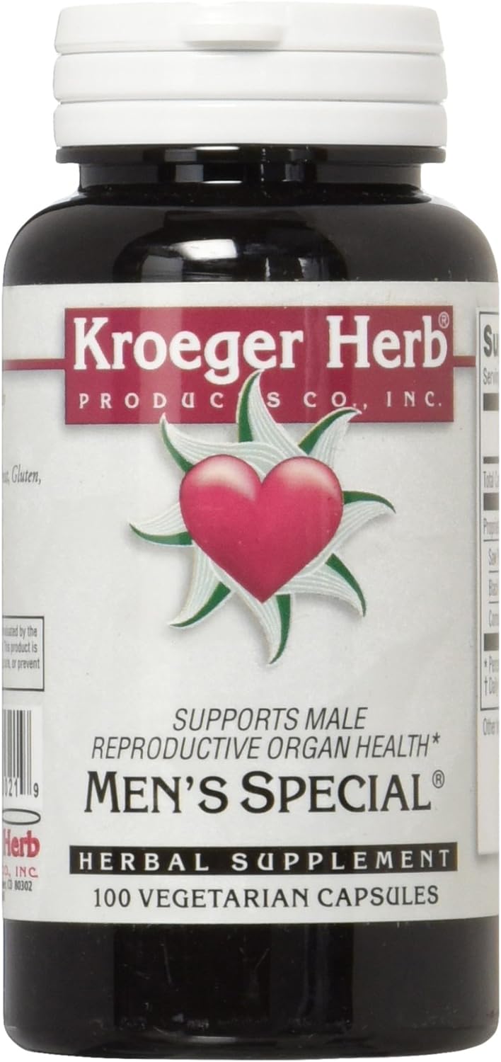 Kroeger Herb Men's Special Capsules, 100 Count