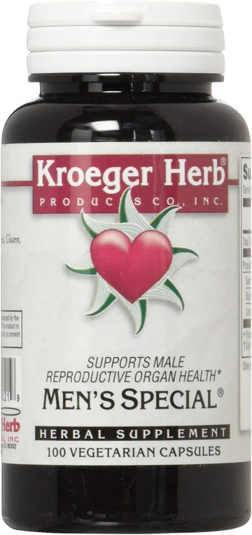 Kroeger Herb Men's Special Capsules, 100 Count