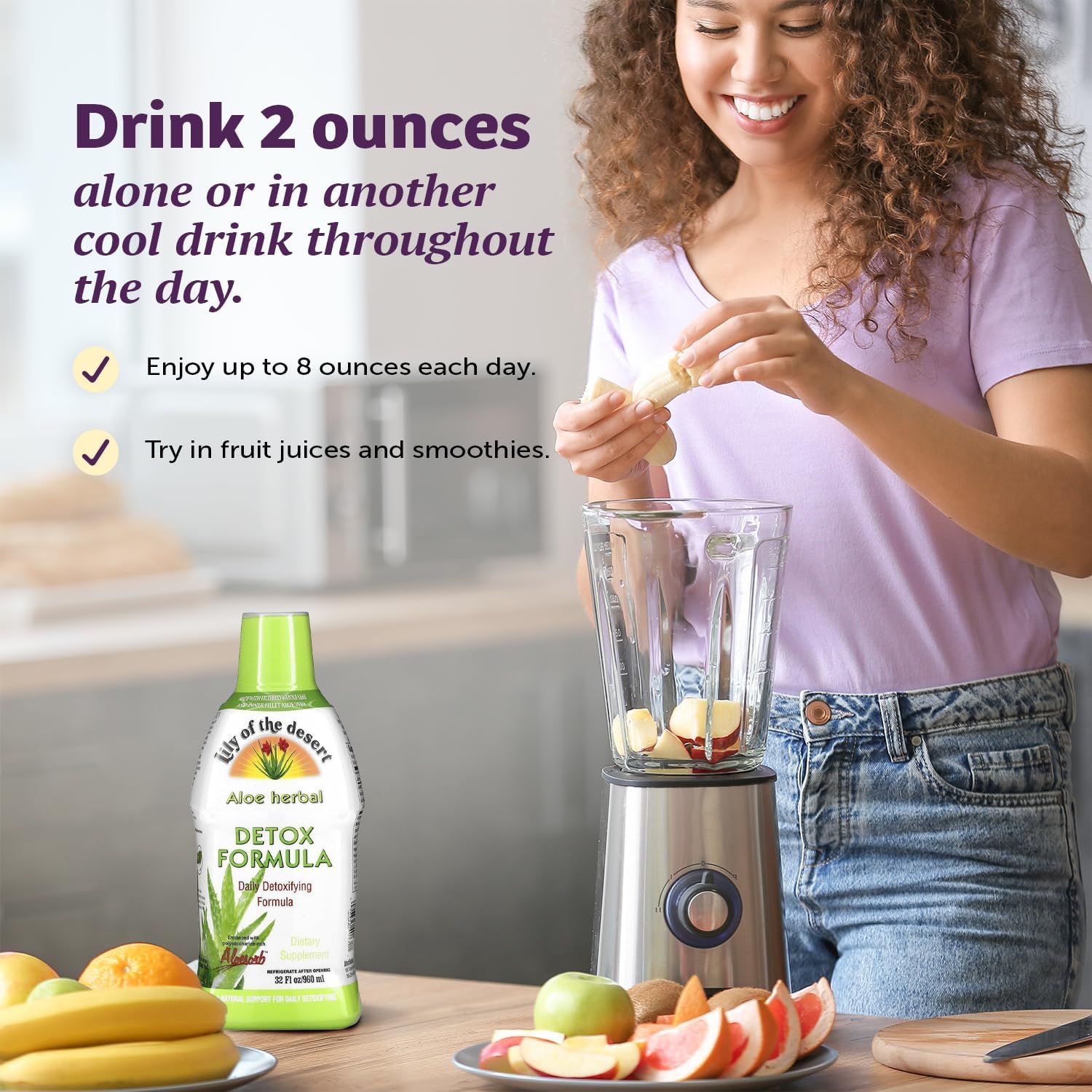 Lily Of The Desert Aloe Vera Herbal Detox Formula - Aloe Vera Juice wi