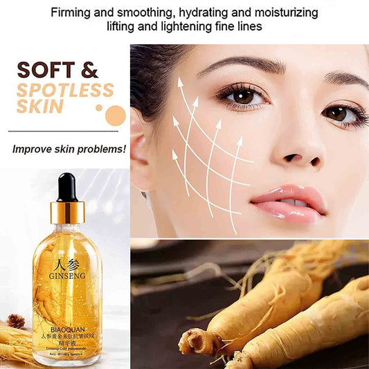 2023 Ginseng Polypeptide Anti-Ageing Essence, Ginseng Serum, One Ginseng Per Bottle, Ginseng Gold Polypeptide Anti-Ageing Essence 100